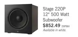 The Brick JBL Stage 220P 12 500W Powered Subwoofer - Black (JBL220PBLKAM) offer