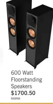 The Brick Klipsch Reference R-800F 600 W Floorstanding Speakers - Set of Two offer
