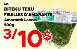 Marche Salaberry MS BITEKU TEKU FEUILLES D'AMARANTE offer