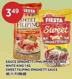 Kim Phat WHITE KING SWEET FILIPINO SPAGHETTI SAUCE offer