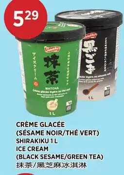 Kim Phat SHIRAKIKU ICE CREAM (BLACK SESAME/GREEN TEA) offer