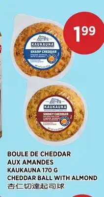 Kim Phat KAUKAUNA CHEDDAR BALL WITH ALMOND offer