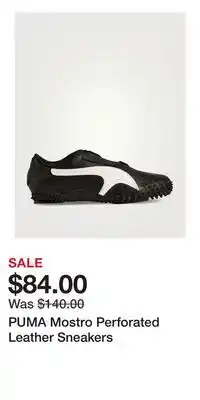 Holt Renfrew PUMA Mostro Perforated Leather Sneakers offer
