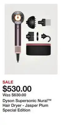 Holt Renfrew Dyson Supersonic Nural Hair Dryer - Jasper Plum Special Edition offer