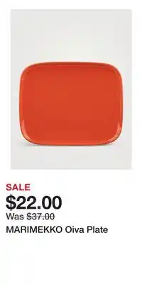 Holt Renfrew MARIMEKKO Oiva Plate offer