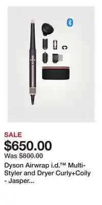 Holt Renfrew Dyson Airwrap i.d. Multi-Styler and Dryer Curly+Coily - Jasper Plum Special Edition offer