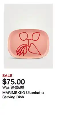 Holt Renfrew MARIMEKKO Ukonhattu Serving Dish offer
