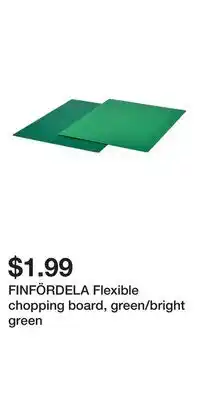 IKEA FINFÖRDELA Flexible chopping board, green/bright green offer