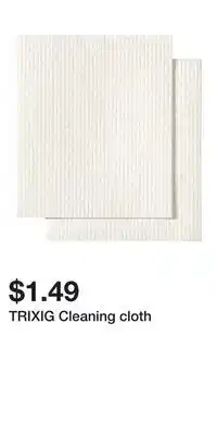 IKEA TRIXIG Cleaning cloth offer