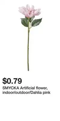 IKEA SMYCKA Artificial flower, indoor/outdoor/Dahlia pink offer
