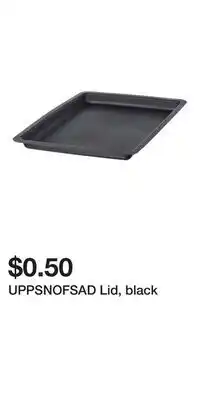 IKEA UPPSNOFSAD Lid, black offer