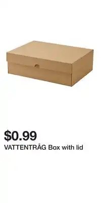 IKEA VATTENTRÅG Box with lid offer