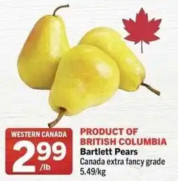 IGA Bartlett Pears offer