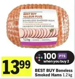 IGA Best buy boneless smoked hams offer
