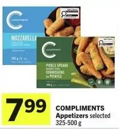 IGA Compliments appetizers offer