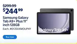 Walmart Samsung Galaxy Tab A9+ Plus 11 inch 128GB offer