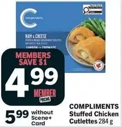 IGA Compliments stuffed chicken cutlettes offer