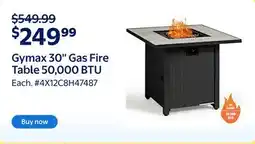 Walmart Gymax 30 Gas Fire Table 50,000 BTU offer