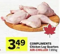 IGA Compliments chicken leg quarters air-chilled offer