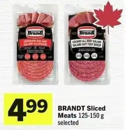 IGA Brandt sliced meats offer