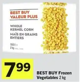 IGA Best buy frozen vegetables offer