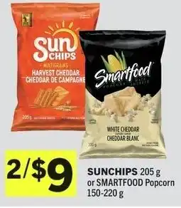 IGA Sunchips or smartfood popcorn offer
