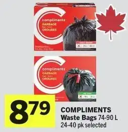 IGA Compliments waste bags offer