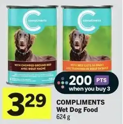 IGA Compliments wet dog food offer