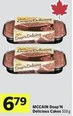 IGA Mccain deep'n delicious cakes offer