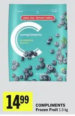 IGA COMPLIMENTS Frozen Fruit offer