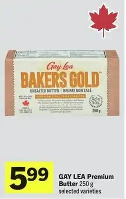 IGA Gay lea premium butter offer