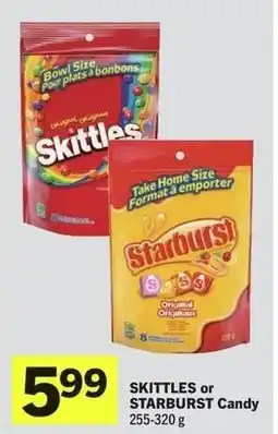 IGA Skittles or starburst candy offer