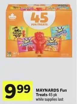 IGA Maynards fun treats offer