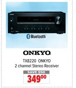 2001 Audio Video TX8220 ONKYO 2 channel Stereo Receiver offer