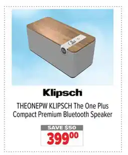 2001 Audio Video KLIPSCH The One Plus Compact Premium Bluetooth Speaker offer