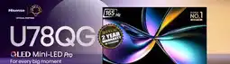 2001 Audio Video 55U78QG Hisense U78QG Led Mini-Led Pro offer