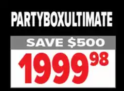 2001 Audio Video JBL Party Box offer