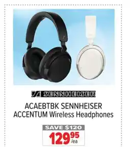 2001 Audio Video ACAEBTBK SENNHEISER ACCENTUM Wireless Headphones offer