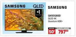2001 Audio Video SAMSUNG 50 QLED 4K Quantum HDR+ offer
