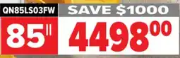 2001 Audio Video SAMSUNG 85 Neo QLED 4K The Frame Pro offer