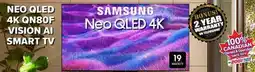 2001 Audio Video QN55QN80F NEO QLED 4K QN80F VISION AI SMART TV offer