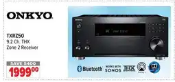 2001 Audio Video TXRZ50 9.2 Ch. THX Zone 2 Receiver offer