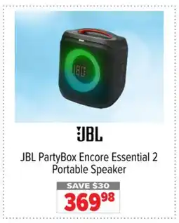 2001 Audio Video JBL PartyBox Encore Essential 2 Portable Speaker offer