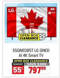 2001 Audio Video LG 55 QNED AI 4K Smart TV offer