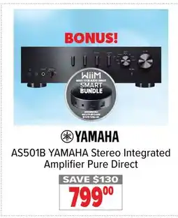 2001 Audio Video AS501B YAMAHA Stereo Integrated Amplifier Pure Direct offer