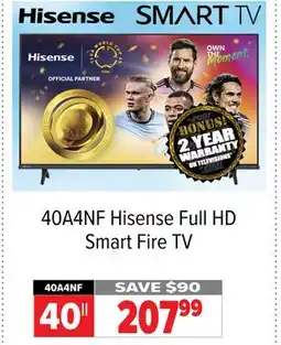 2001 Audio Video 40A4NF Hisense Full HD Smart Fire TV offer
