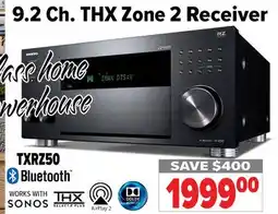 2001 Audio Video 9.2 Ch. THX Zone 2 Receiver offer