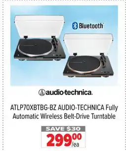 2001 Audio Video AUDIO-TECHNICA Fully Automatic Wireless Belt-Drive Turntable offer