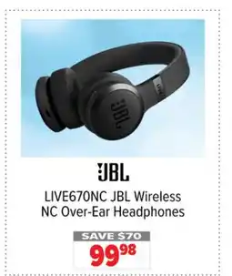 2001 Audio Video LIVE670NC JBL Wireless NC Over-Ear Headphones offer