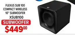 2001 Audio Video FLEXUS SUB 100 COMPACT WIRELESS 10 SUBWOOFER offer
